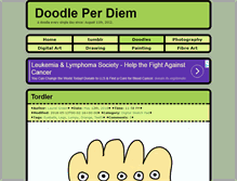 Tablet Screenshot of doodleperdiem.com